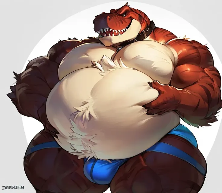 Profile picture of a ((Solo)), 1 boy, male, very largest, ((bara)), buff, extremely thickened overweight body, ((((6000 pounds)))):2, ((((((massive fluffy belly)))))):1.5, (((((massive thighs, massive curves, massive pecs, massive biceps))))):2.5, ((((whit...