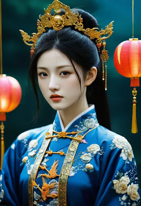 Mid-Autumn Festival, by Zhang Jingna.
(best quality, masterpiece), very aesthetic, perfect composition, intricate details, ultra-detailed, vivid colors