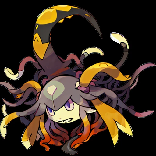 pkmn, black background, tentacles,