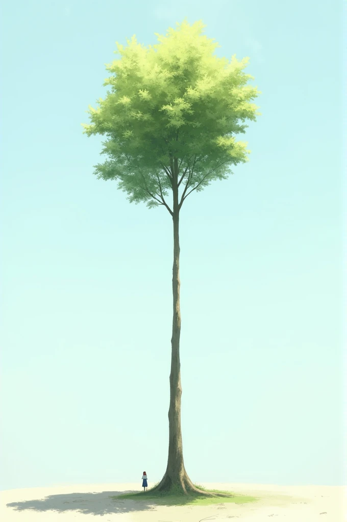 A slim tree