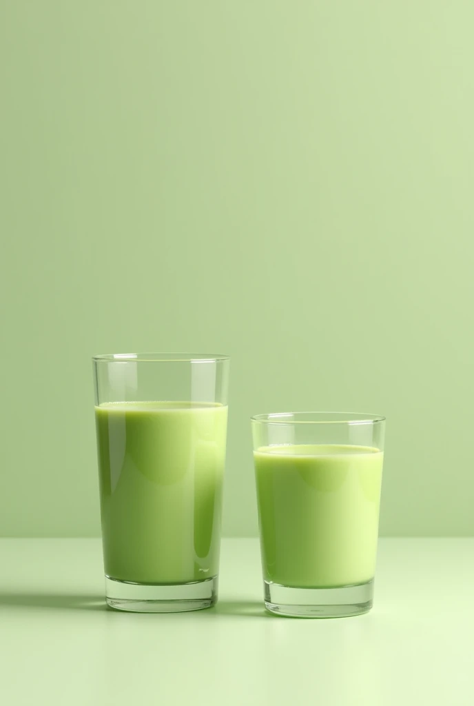 2 Avocado milk, in the large cup and normal cup