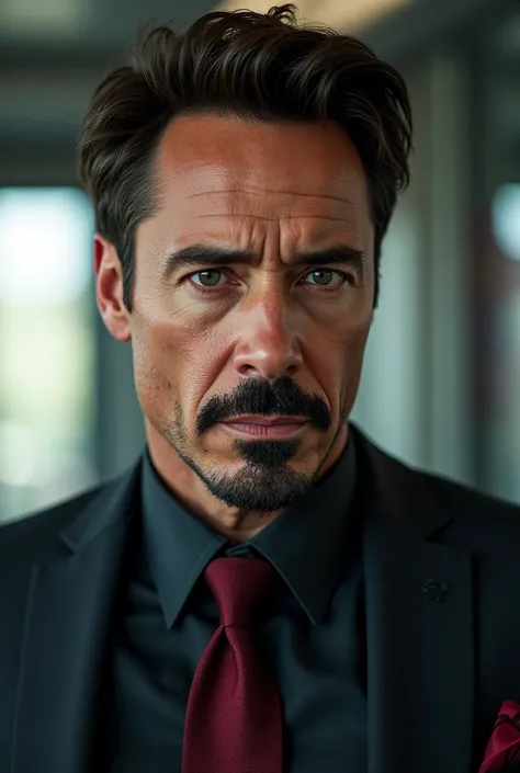 Tony stark with their name and background 