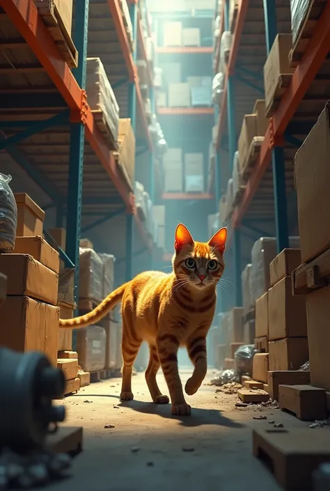 Warehouse cat