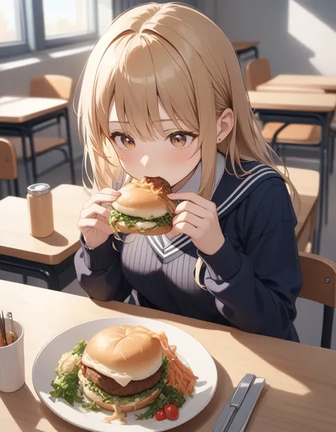 nsfw, nsfw,Black ribbed ankle socks. Build something amazing, blonde、Brown Hair　Shy high school girl.Eating lunch alone.A popular high school girl in class invites me to dinner with her.