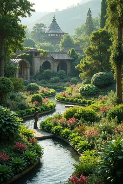 Features of a Garden for cover page with Layout and Design
The design principles behind creating a balanced garden using pathways, planting beds, and focal points.Water Features
Discuss ponds, fountains, and canals and their role in reflecting plants and e...