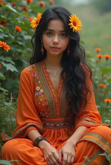 Indian girl in dress
