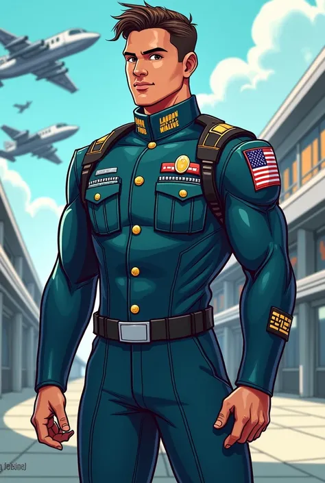 (Cartoon:), military dress uniform for this pilot
Callsign: Griffin
Name: Landon Wallace
Origin: United States
Age: 25
Background: Landon Wallace was born in Fort Collins, Colorado, to a family deeply entrenched in military service. His father, a retired A...