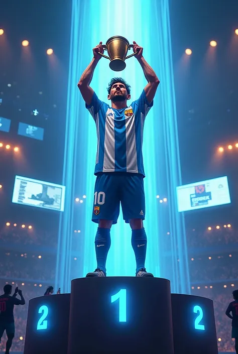 Messi as a www champion 