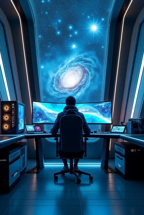  image must be 9:16 ratio.Nature-Inspired Gaming Room
Certainly! Here’s a new prompt:

Space-Themed Gaming Room

Imagine a gaming room designed to resemble the interior of a futuristic space station. The walls are sleek and metallic, with a panoramic view ...