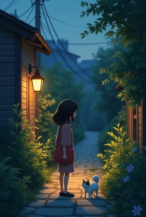 The evening was falling, and the streets of the village were getting dark. Riya, who was returning home, suddenly stopped. She heard some movement in the bushes nearby. Her heart stopped for a moment. "Who could it be?" she thought to herself and moved tow...