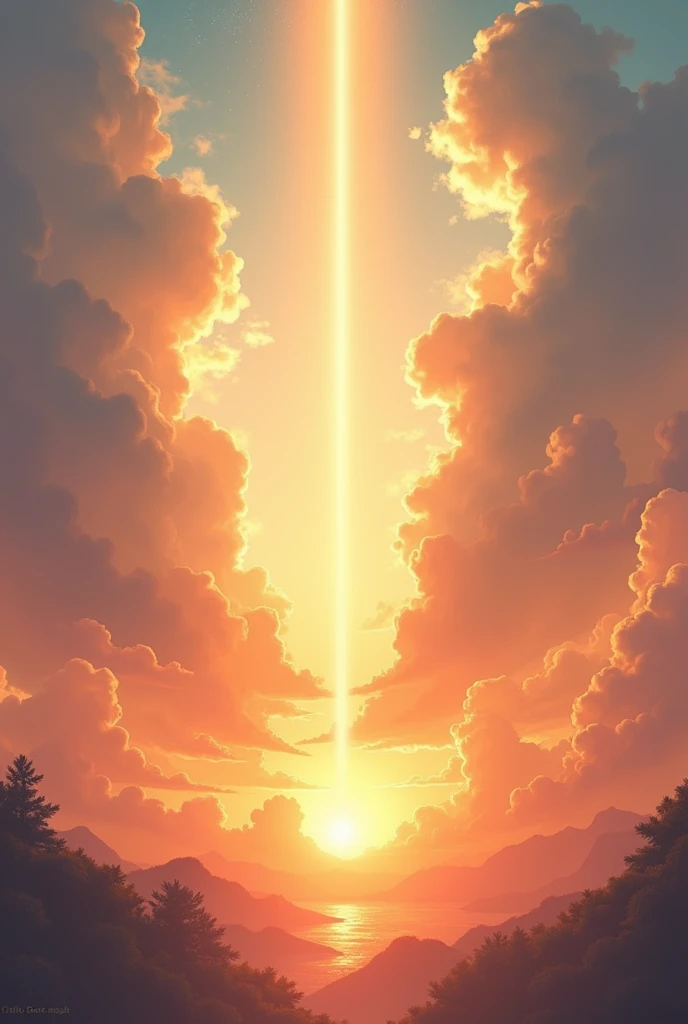 Sky but with rays of the majestic sun. More rays and morning 