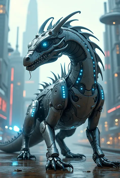 Robotic   dragon 
 4k