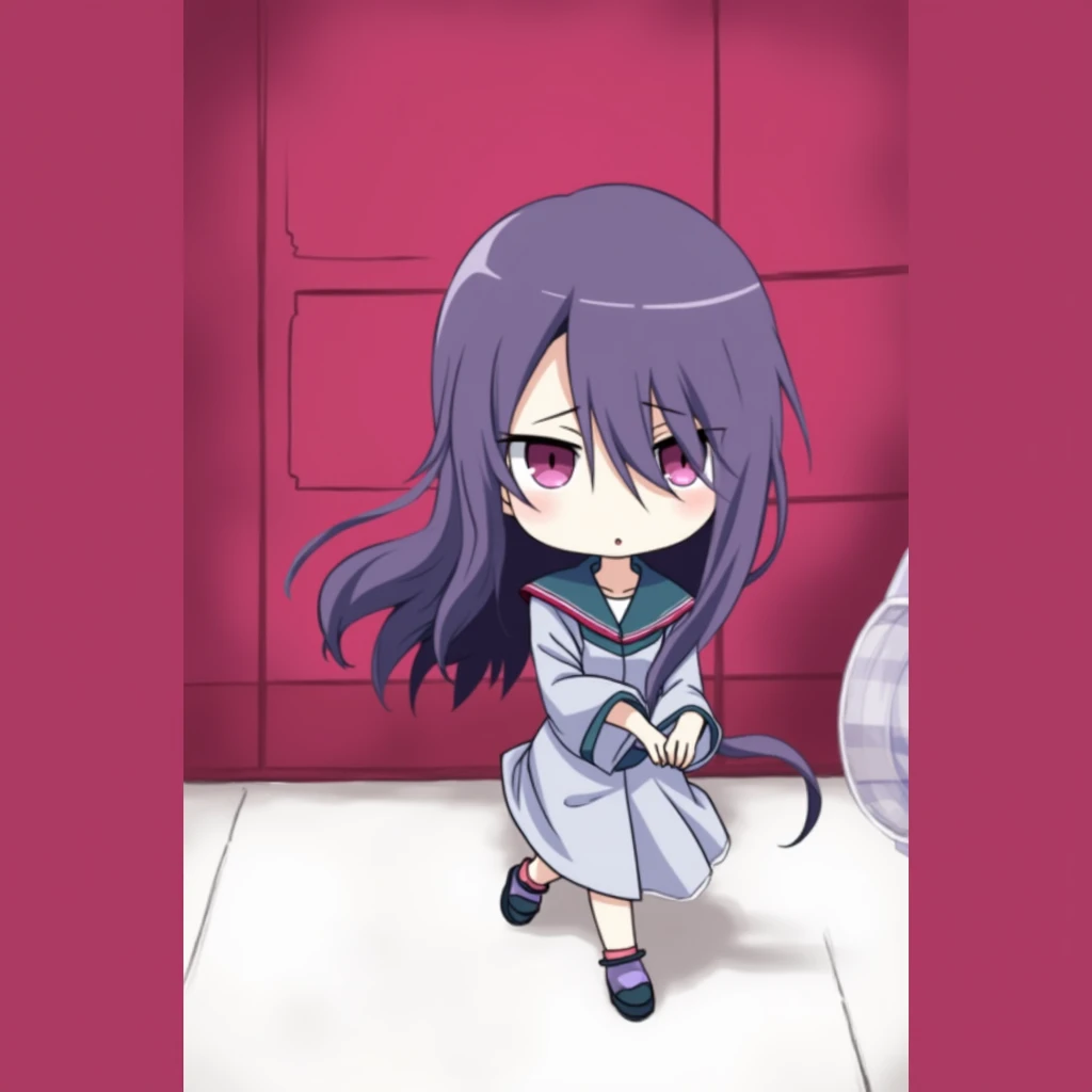 Chibi character Sadako 1:1.3

