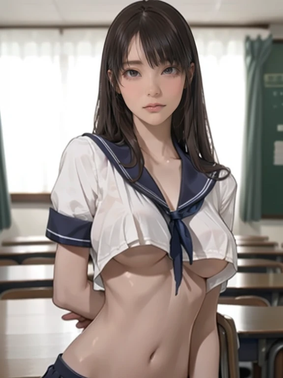 (8k,photorealistic, masutepiece, best quality, raw photo:1.3)、1girl in, 25years old,solo,adult girl, long hair, brown hair, deta...