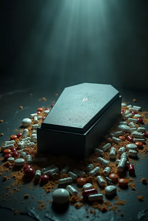 Coffin with drugs around 