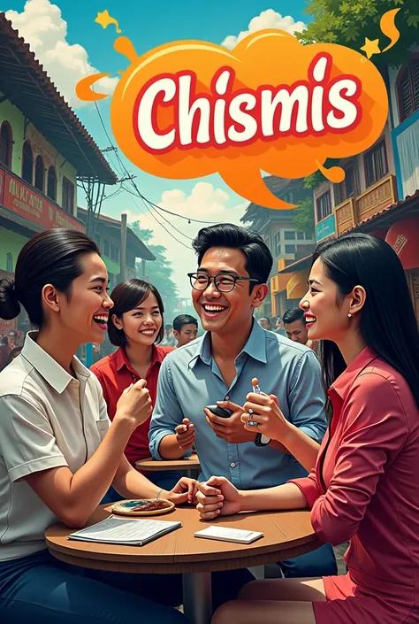 Make pubmat about chismis in philippines