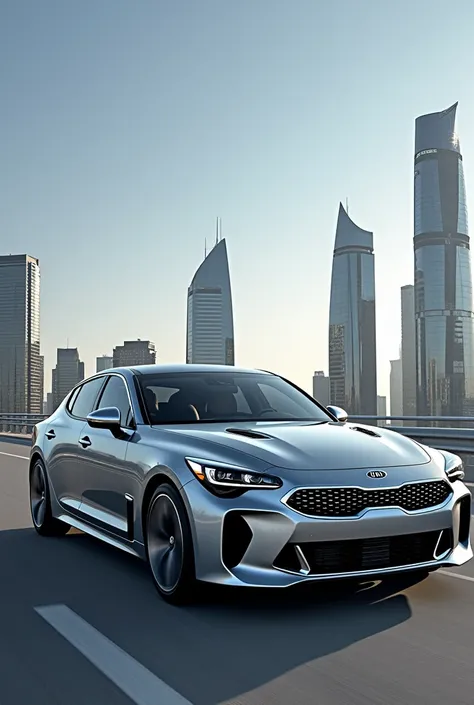 Kia&#39;s silver Stinger
