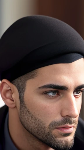 A Handsome Jewish Man Focus on Face