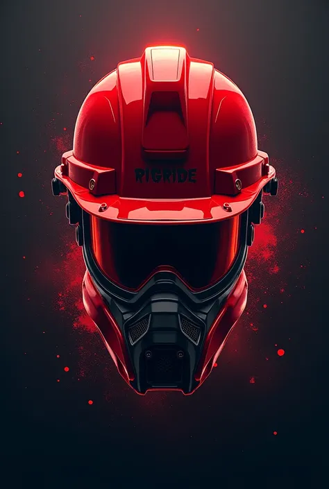 Create image containing the Emergency Brigade Symbol (a red protective industrila helmet ) and with the text "Brigade 4.0" adding a smaller text just below with the text"Ceará Steel Group".
