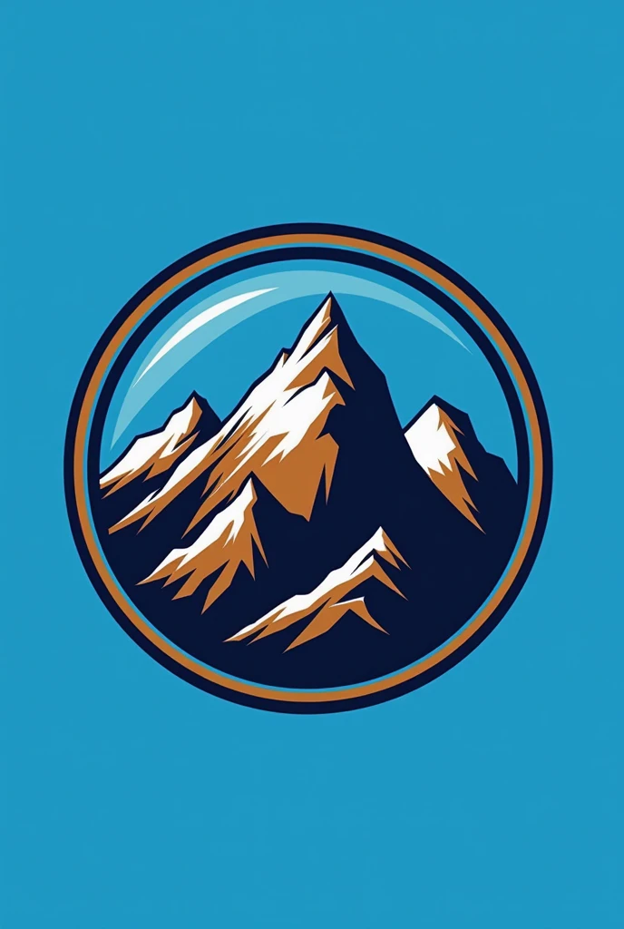 Football crest of a team called Maine Peaks