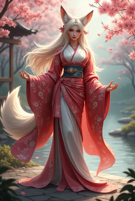 Ahri league of legend kimono