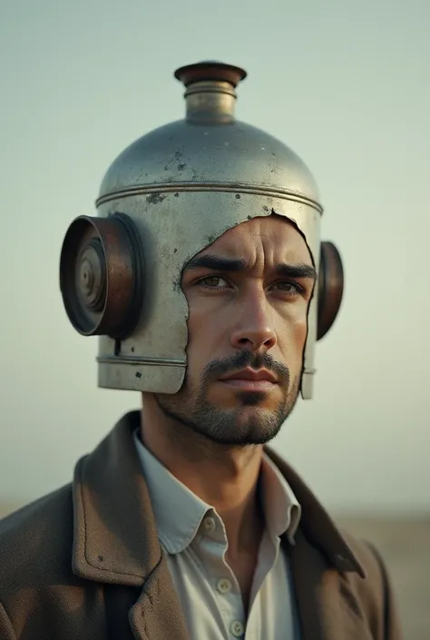  I want a man with a head in the shape of a Moroccan gas cylinder 