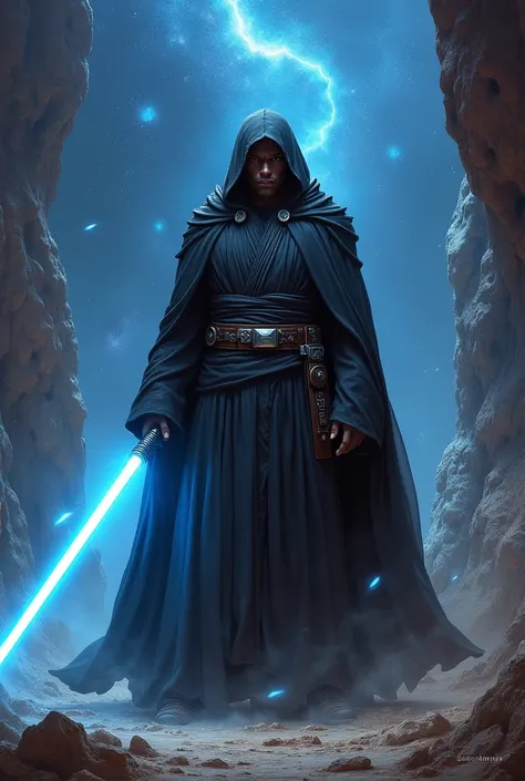 black jedi man 