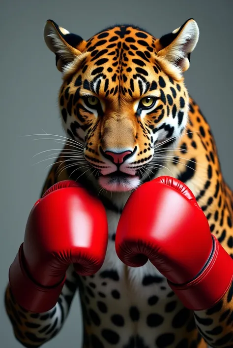 Small watermark for my boxing videos needs to have red gloves and a strong Brazilian animal wearing them