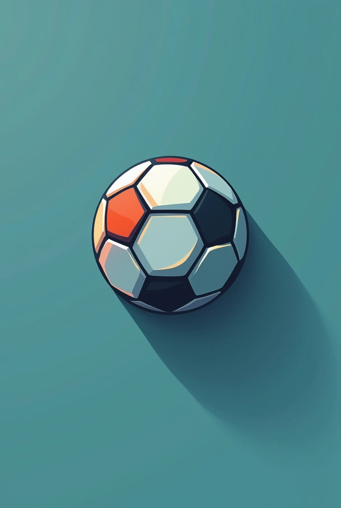 An easy soccer logo to draw, creative
