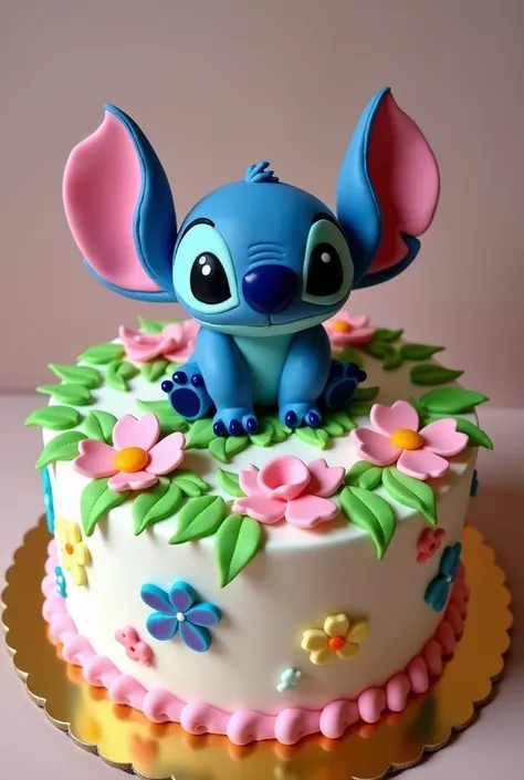 Cree moi un gateau pour 20 personnes dans le theme de stitch et angel pour l’anniversaire d’une fille de 8ans. sans pate a sucre ni sans le theme tropic. Je ne veux pas les figurine au dessus