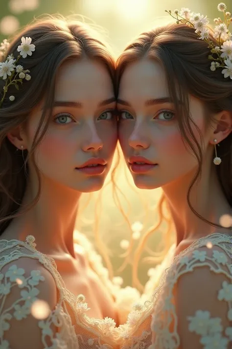  twin sisters of incredible beauty 