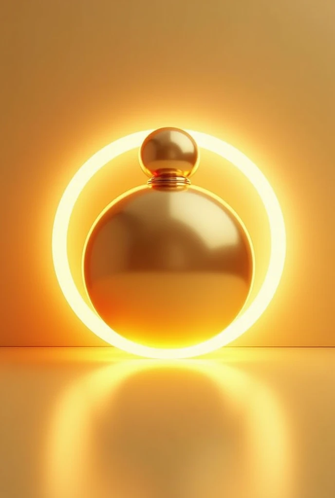 Perfume shaped like the sun