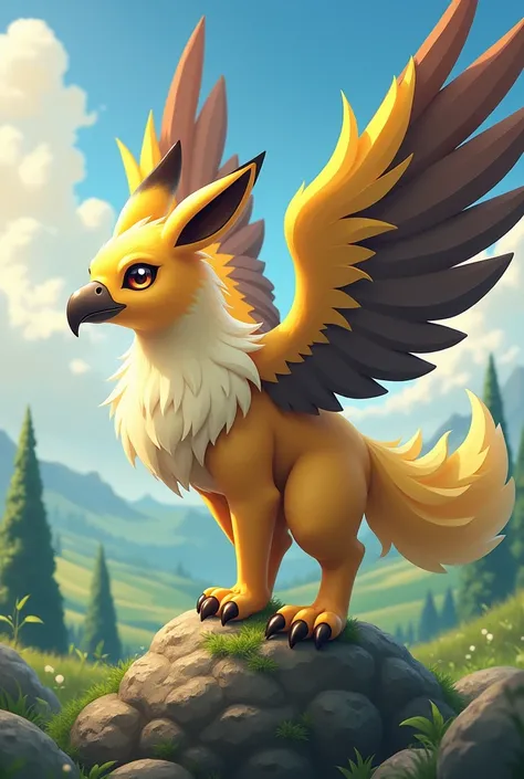 Merge the Pokémon, Eevee Pikachu, and Eagle
