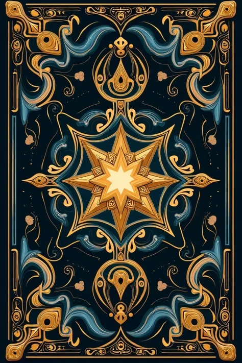 ((best quality)), ((masterpiece)), (detailed), Tarot Cards,Back side,full screen ,symmetry