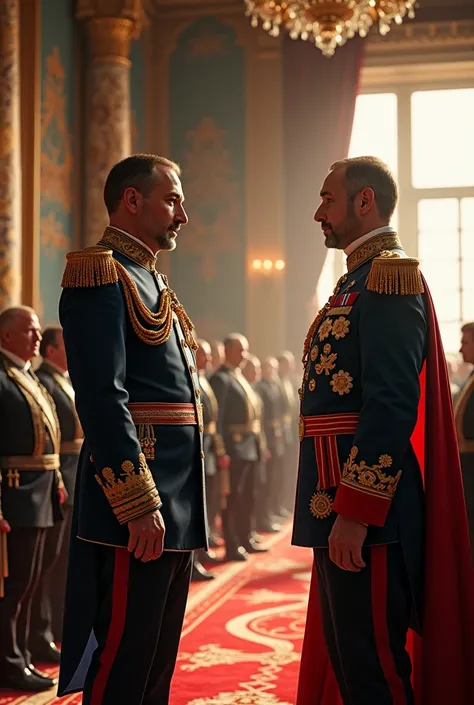 President of the Russian Empire with the President of the French Empire