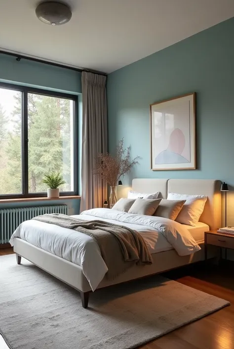 Best bed room colour combination photo
