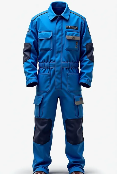 Blue welder uniform design 