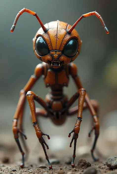 I want Ant-Man with the features of an ant with legs and fangs