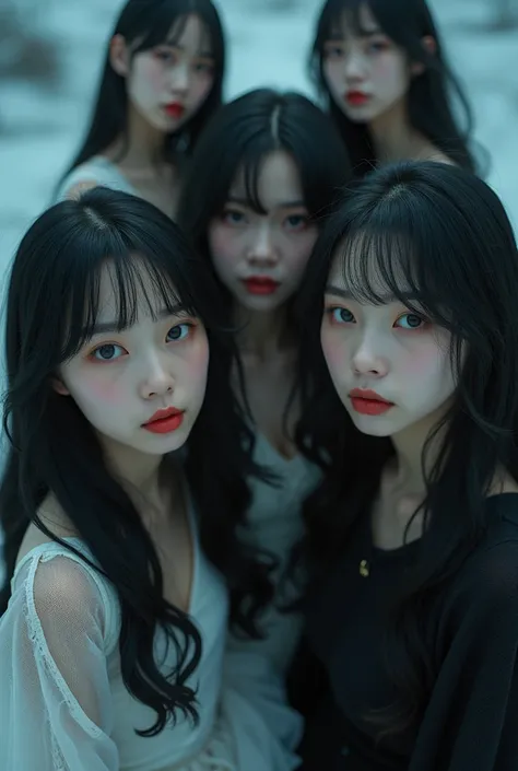 Create 5 Korean Girls with the Vampire Concept 