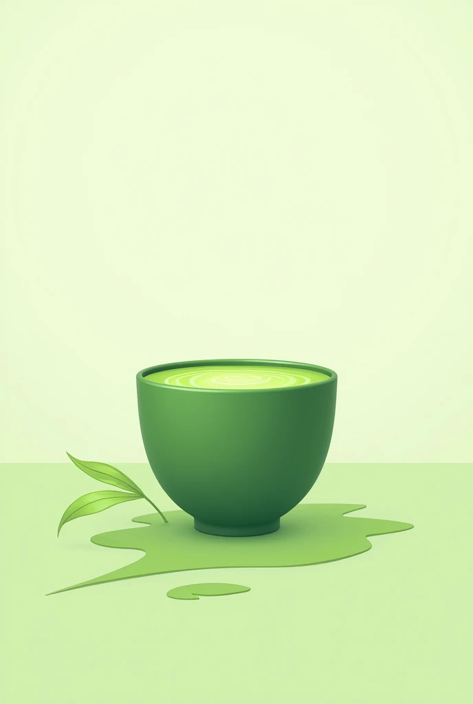 Matcha tea phone background