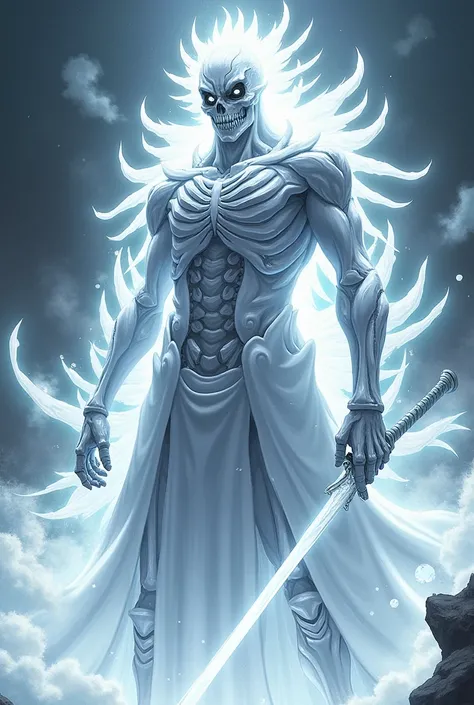 Draw this based on the anime Naruto Shippuden: Kairo&#39;s Susanoo in its complete form maintains the same bright white coloration with silver accents that defines its more advanced forms.. however, its appearance is more skeletal and rudimentary, with the...