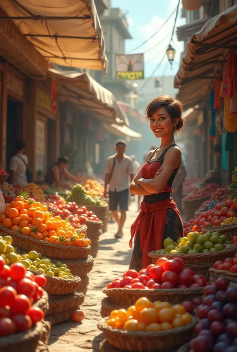 street market,landscape, fruits seller
