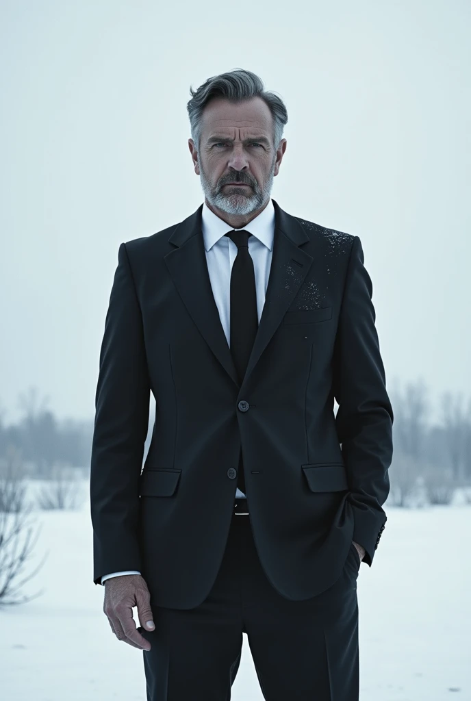 Cold photo of a guy in a suit 
