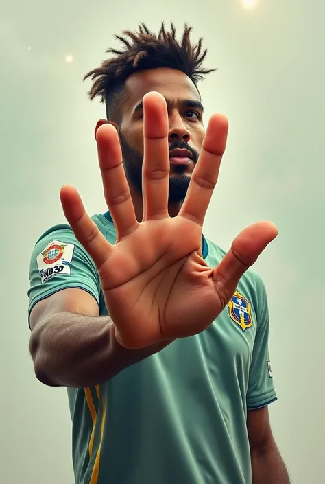 Neymar 10 fingers on one hand