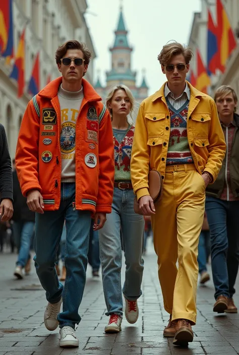 Russian clothing for young people from the 1980s