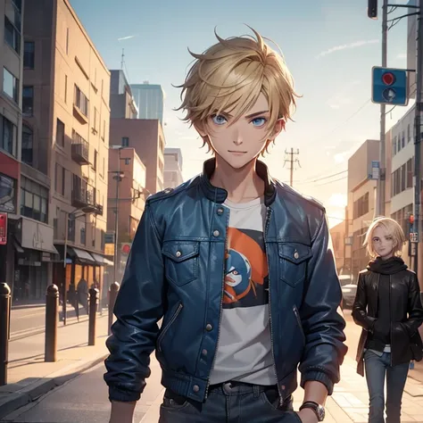 Masterpiece, Best Quality, High Details, HD, High Quality, High Resolution, Textured Skin, Anatomically Correct, horror genre, anime style, solo character.
{{(A 16-years-old canadian boy:(he has: fair skin. Blue eyes. Short blonde-hair. Atractive male teen...