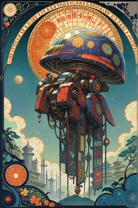 ((best quality)), ((masterpiece)), (detailed), perfect face of cyberpunk mecha japanese girl, surreal, art nouveau, in the illustrative style of moebius, spaceships, aliens, fantasy, sci-fi, graphic novel, line drawing, french retro,
