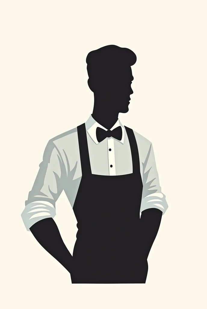 Create a bartender logo with the letter T in black color

