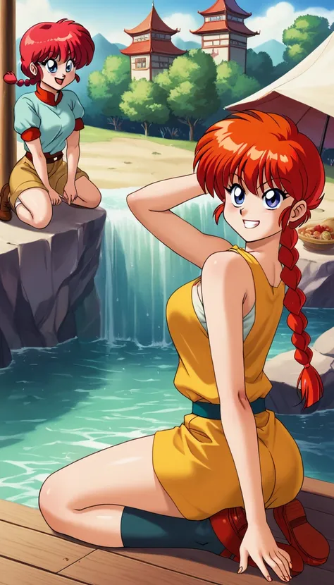 Ranma Chan, redhead,