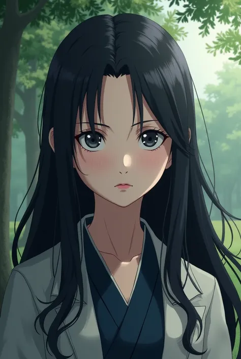 Create an image of What Itachi Uchiha&#39;s Daughter Would Look Like (do anime Naruto) 